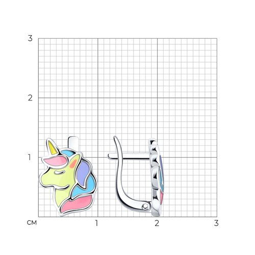 Серьги 94024308