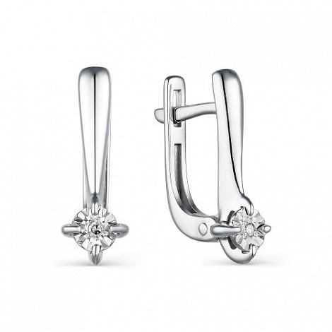 Серьги 02-1845/000Б-00