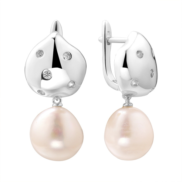 Серьги PI-E420-12-X-W-PN-X-W