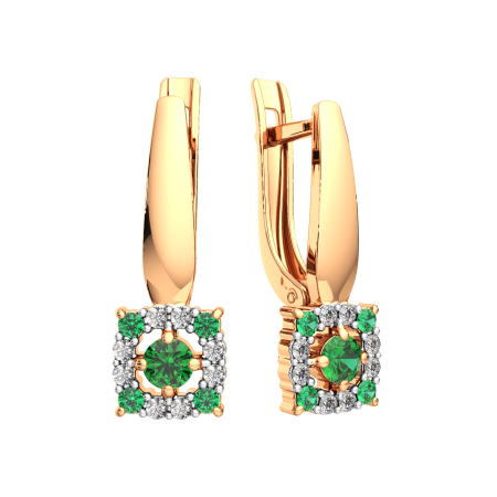 Серьги 3D20123.14K.R.ZZ