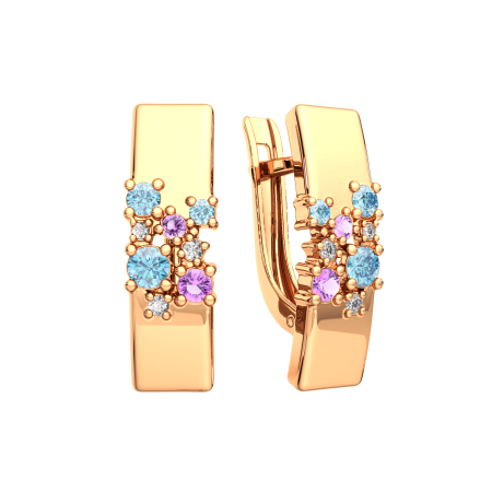 Серьги 3SM012.14K.R.ZZ