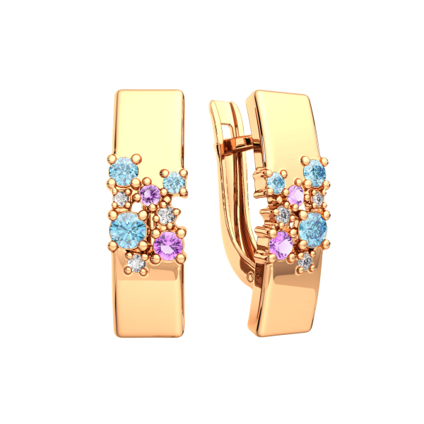 Серьги 3SM012.14K.R.ZZ