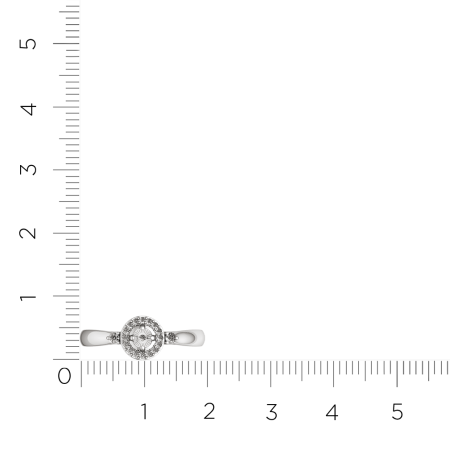 Кольцо 2D00231.14K.W.ZZ