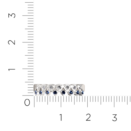 Кольцо 2D10121.14K.W.ZZ