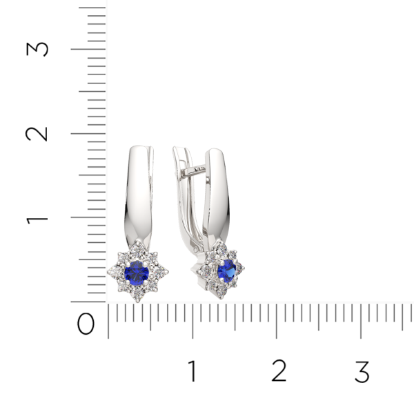 Серьги 3D10142.14K.W.ZZ