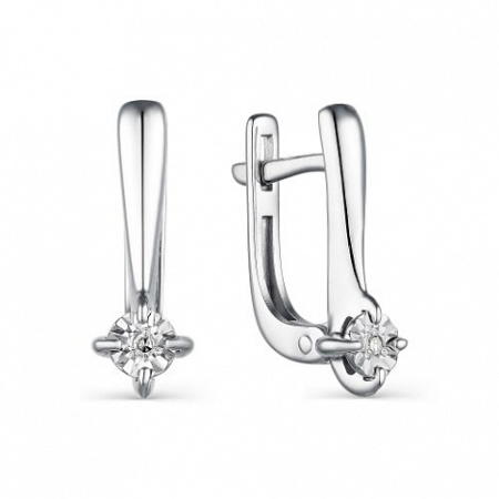 Серьги 02-1845/000Б-00