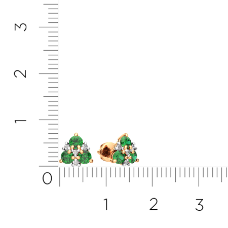 Серьги 3D20119.14K.R.ZZ