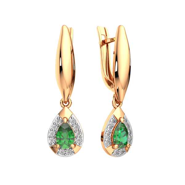 Серьги 3D20136.14K.R.ZZ