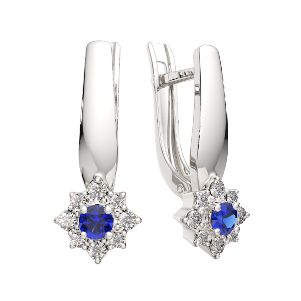 Серьги 3D10142.14K.W.ZZ