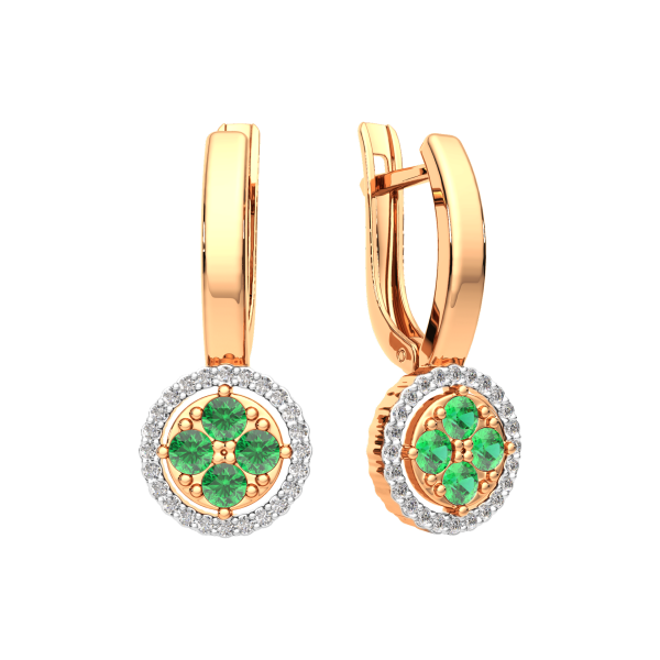 Серьги 3D20224.14K.R.ZZ