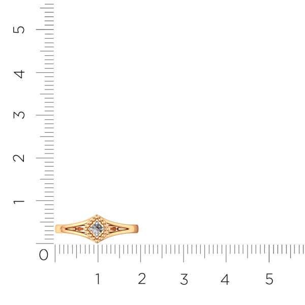 Кольцо 210929.14K.R.ZZ