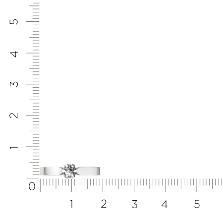 Кольцо 2D00302.14K.W.ZZ