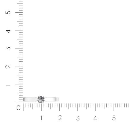 Кольцо 2D00236.14K.W.ZZ