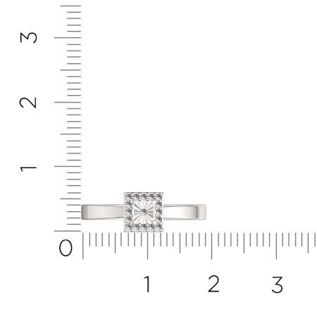 Кольцо 2D00488.14K.W.ZZ